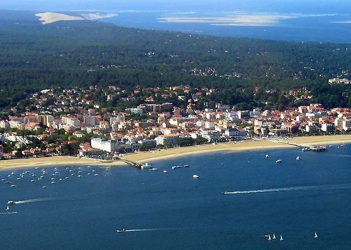 Arcachon: T2 Residentiel Pres Plage, 2 Balcons - Fr-1-433-137 Lejlighed *